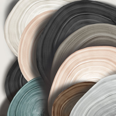 Disks II by Eva Watts - Wrapped Canvas Print