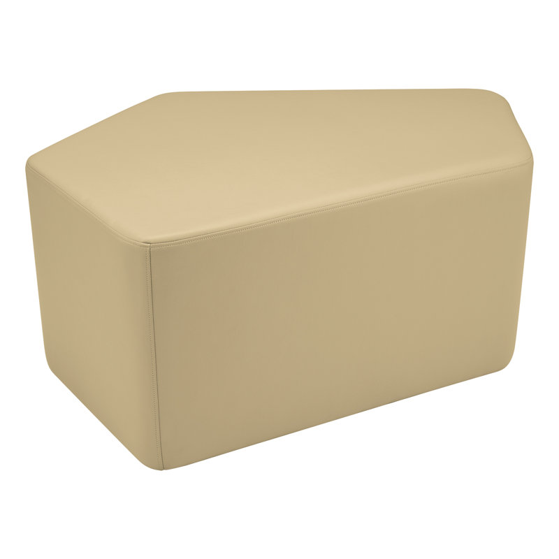 Tabouret Communedi Structuré de Learniture, H 20 po x l 39 po x P 28 po, Sable, Oui
