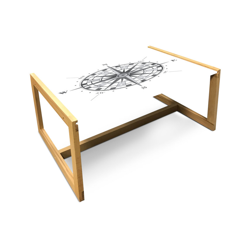 Table basse East Urban Home, H 15,75 po x L 35,83 po x l 24,4 po