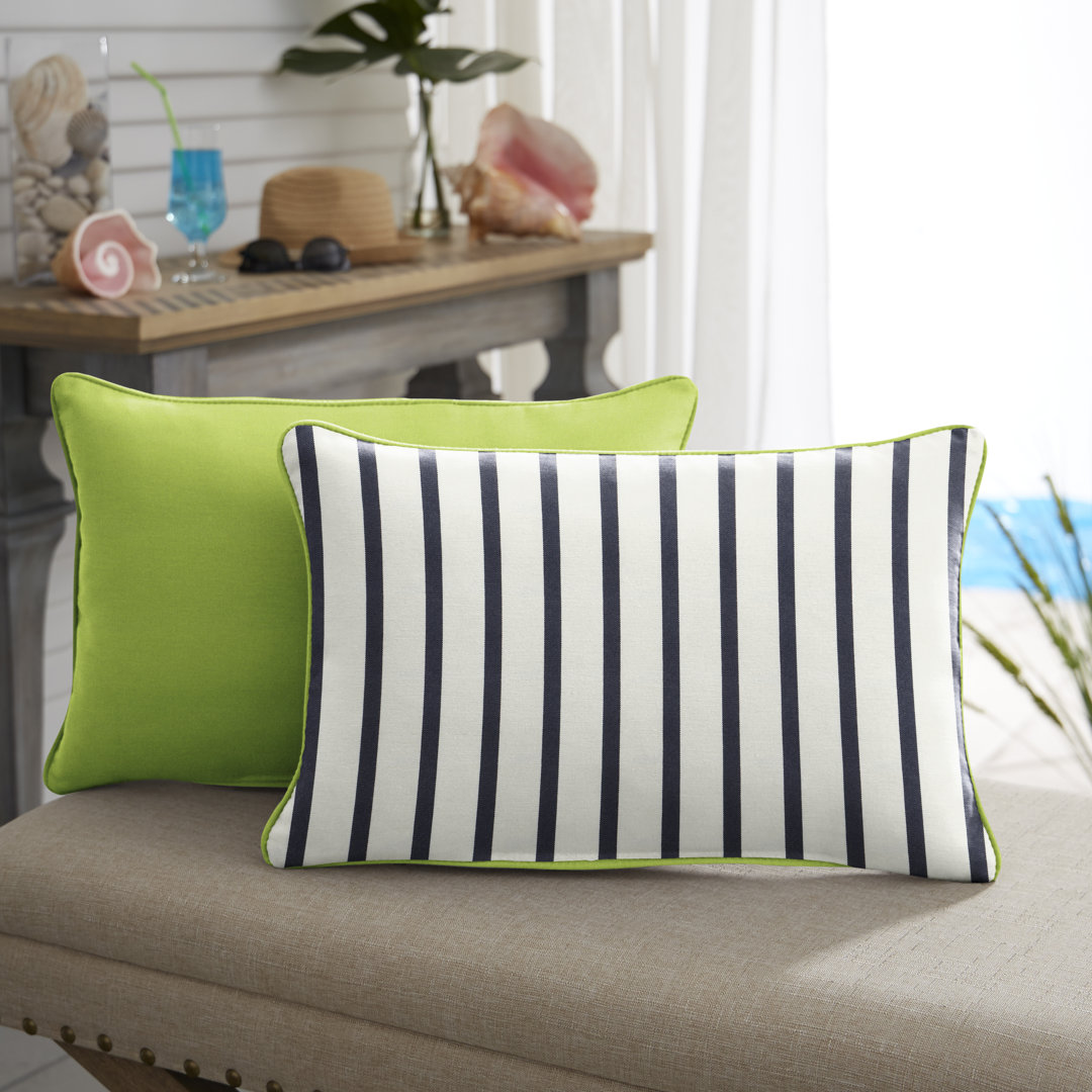  Outdoor Rectangle Pillow Cover & Insert (Set of 2) Mozaic Company 