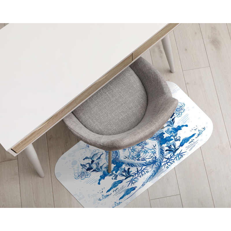 Nathion Hard Floor Rectangular Chair Mat, 90 x 120cm