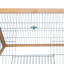 Cage à lapins 46 po x 24 po en bois avec cage extérieure-116225443
