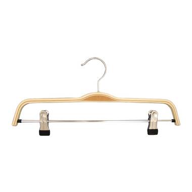 Rebrilliant Rubberized Ultra Thin Metal Non-Slip Hanger (Set of 100), White