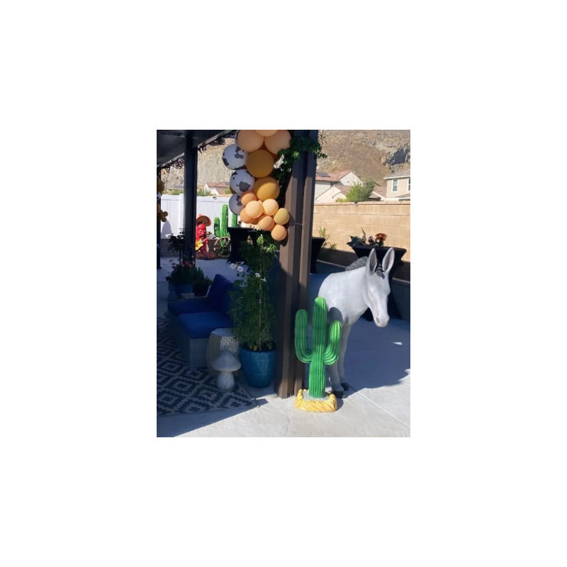 Small Cactus Life Size Statue