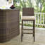 Tabouret de bar avec coussin Pranav-1080673280