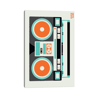 Icons - Ghetto Blaster by Vanessa Austin - Print on Canvas