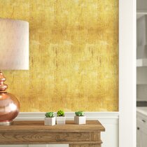 High-Gloss Gold Wallpaper