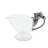 Harvest Glass and Pewter Gravy Boat