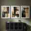 ABSTRACT Series CCDVL - Impression encadrée sur mesure de qualité supérieure - 3 pièces-1125792884-1125792840