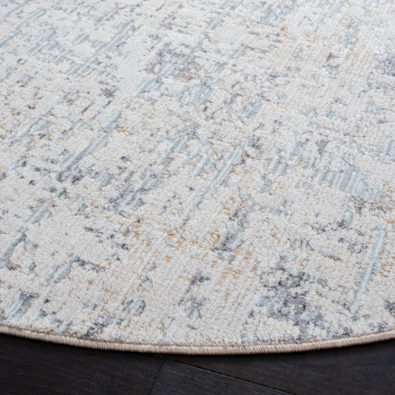 Martha Martha Sabrina Abstract Rug, Rond 6 pi 7 po