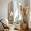 Miroir pleine grandeur surdimensionné et arqué en bois-354649895-354649889