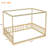 Bloomhouse Canopy Frame Floor Bed with Guardrails-115684286-115684290