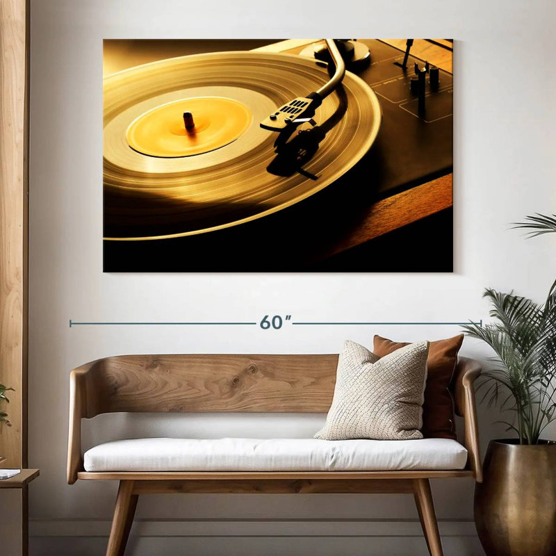 Abarca Spinning Record, 34" H x 51" W