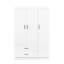 Armoire 3 portes avec 2 tiroirs, blanc (ANCIEN SKU: LP006001AAK)-1267047753
