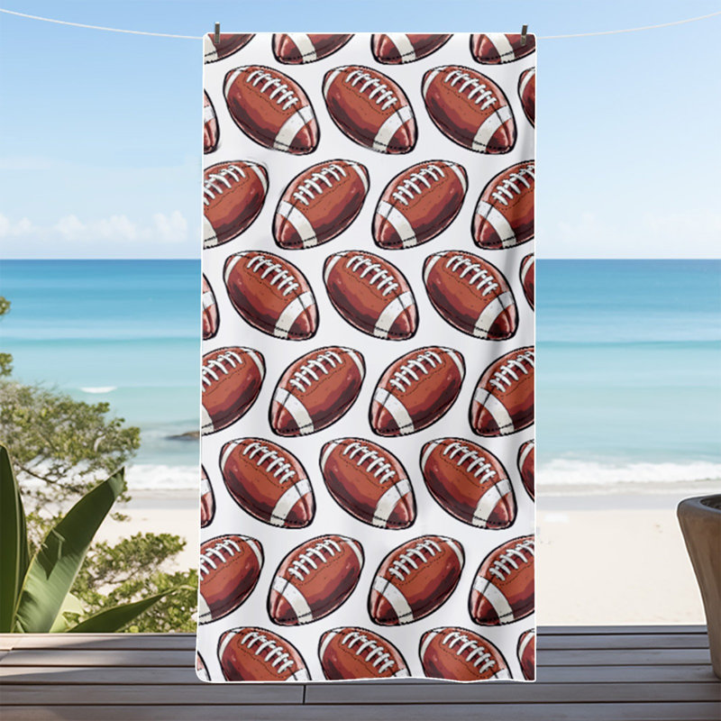 Grande serviette de plage en microfibre à séchage rapide, grande serviette de bain résistante au sable très absorbante pour les voyages et la piscine, multicolore 27,5 x 55 po
