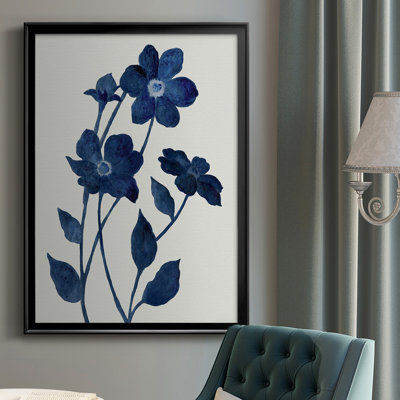 Indigo Bloom II - reproduction de cadre photo simple