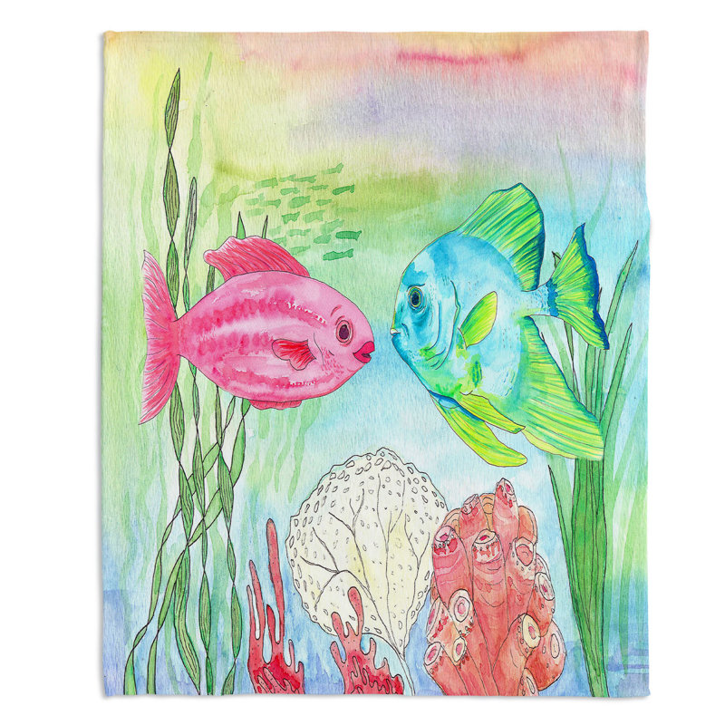 Hand Woven Throw Blanket, 51" x 60"