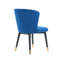 Single Sofina Modern Velvet Dining Chair, Tufted Back, Wooden Frame-717127215