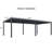 30 Ft. W X 13 Ft. D Aluminum Louvered Pergola
