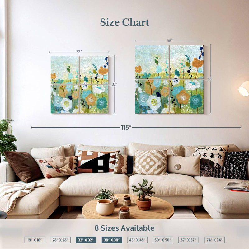 Matisse Flower Field I, H 32 po x l 32 po