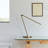 Libra 39" Industrial LED Desk Lamp with Brass Finish, Adjustable Head, USB-C Port, and Touch Button Dimming-78046836