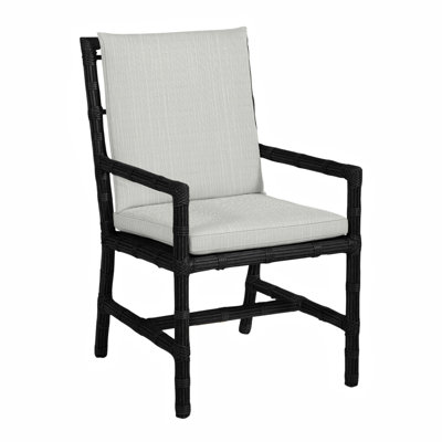 Newport Woven Arm Chair - Onyx