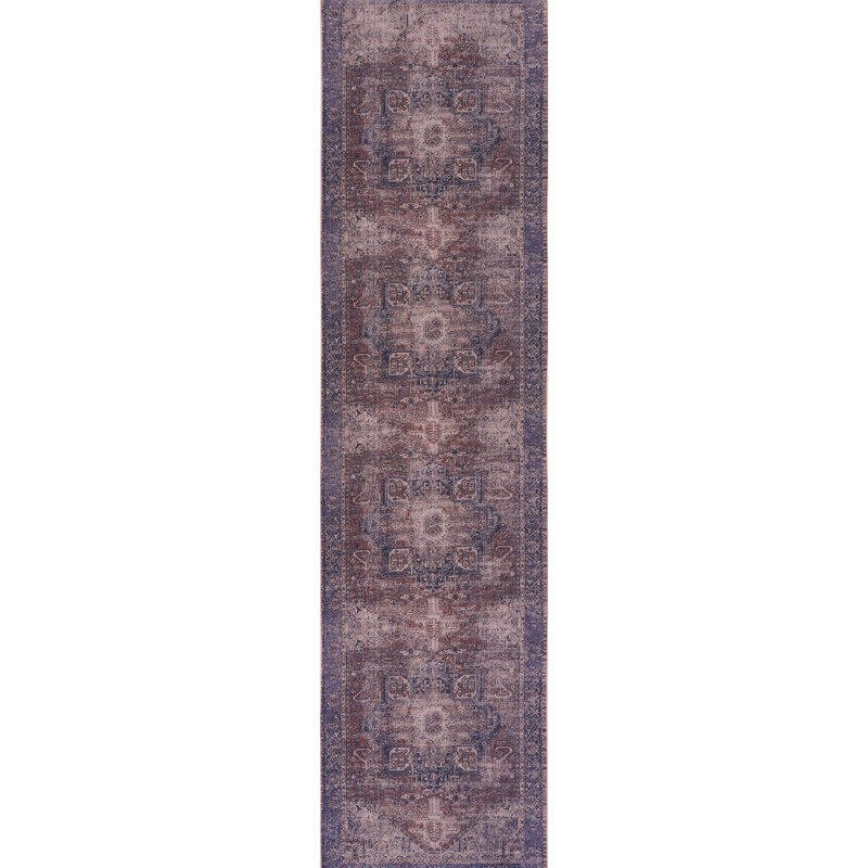 2'6''X10' Washable Area Rug Runner, Low-Pile Non-Slip Non-Shedding For Bedroom, Living Room, Kitchen  Burgundy  - Comfort Provider Runner 2'6''X10', Non-Shedding, Effortless To Clean
