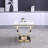 Marleyann Marble Top End Table-994515931-994515930