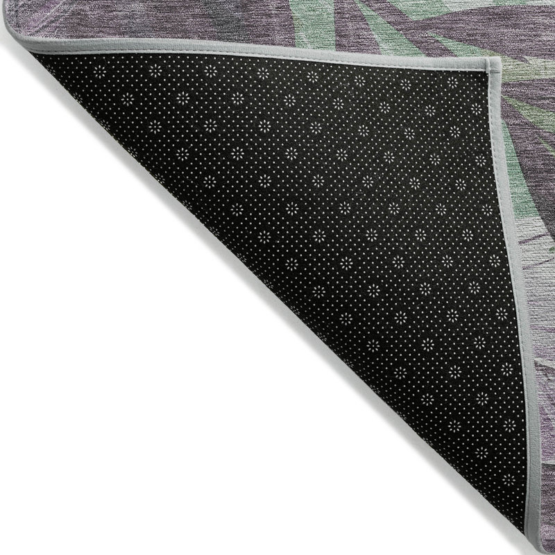 Tapis lavable et lilas d'intérieur 9 pi x 12 pi lavande et lilas