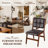 Upholstered Dining Chairs Set of 2 with Rubber Wood Leg for Dining Room, Kitchen, Living Room.