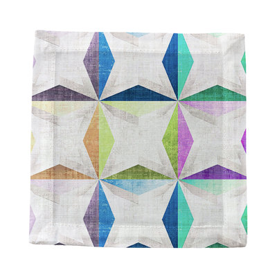 Truiq Happy Hemstitch Cocktail 6" Linen/Cotton Napkin