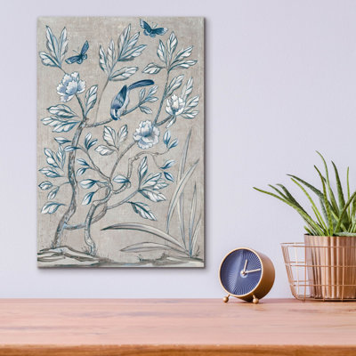 Art mural en verre Shimmering Garden 2 par Julia Purinton