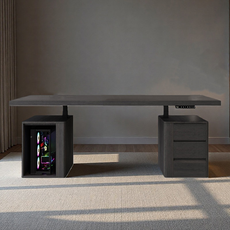 Bureau intelligent à hauteur réglable pour apprendre, H 52,76 po x l 70,87 po x P 31,50 po