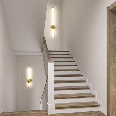 Modern Dimmable LED Wall Sconce Light Fixture, Hardwired Wall Lamp For Living Room, Bedroom, Dining Room, Hallway, Entryway, Contemporary Design With Finish