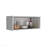 30" Wide X 12"H Open Wall Cabinet, Wall Shelf, Storage Cabinet, Cube Shelf Bedroom, Office, Living Room, Garage-1192650638