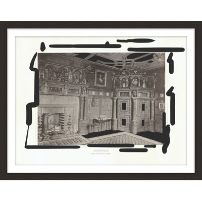 «Architecture Plates 2», reproduction d'art encadrée