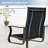 5-Piece Waterproof Patio Dining Set – Outdoor Rectangular Table & 4 Padded Swivel Chairs-17071144