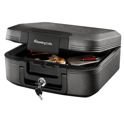 SentrySafe Fire/Water Chest Safe Box with Key Lock