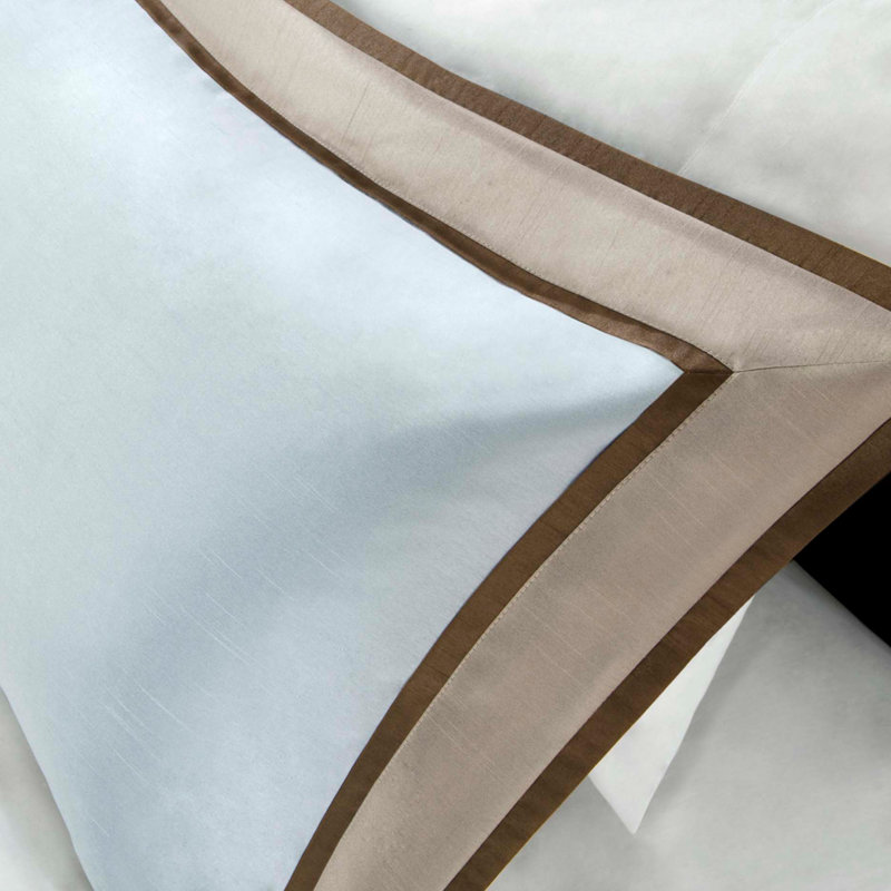 Ensembles de literie de luxe 7 pièces, polyester hypoallergénique, hôtel moderne bleu