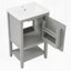 Meuble-lavabo de 20 po avec lavabo et porte à fermeture douce-1354381037
