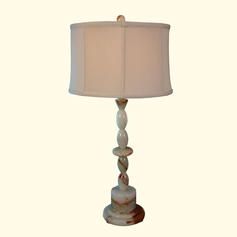 Chartreuse Marble Table Lamp
