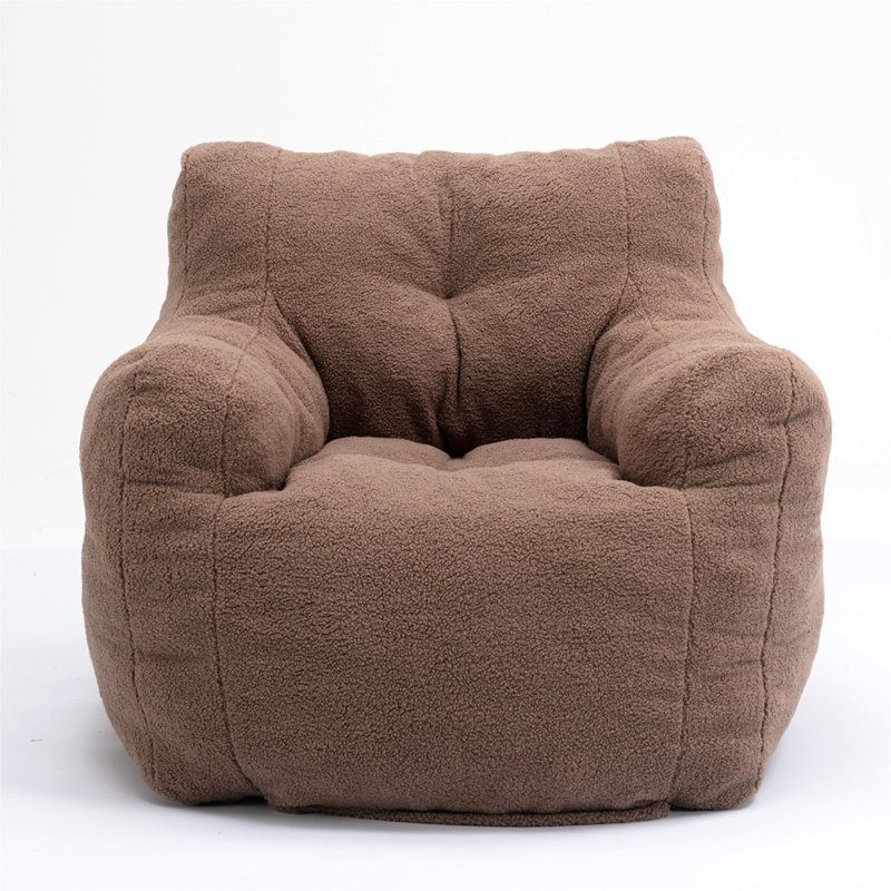 Fabric Bean Bag Chairs, Brown Fabric