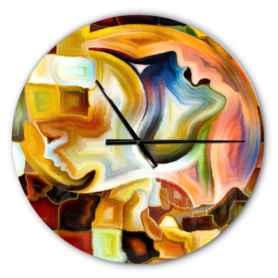 Way of Inner Paint - Modern wall clock