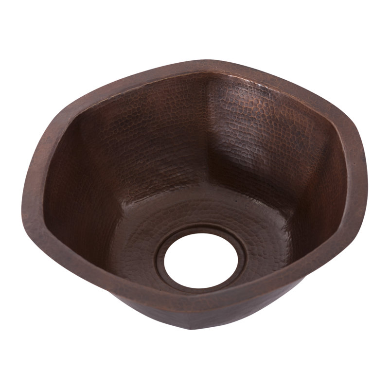 16'' L Single Bowl Copper Kitchen Sink