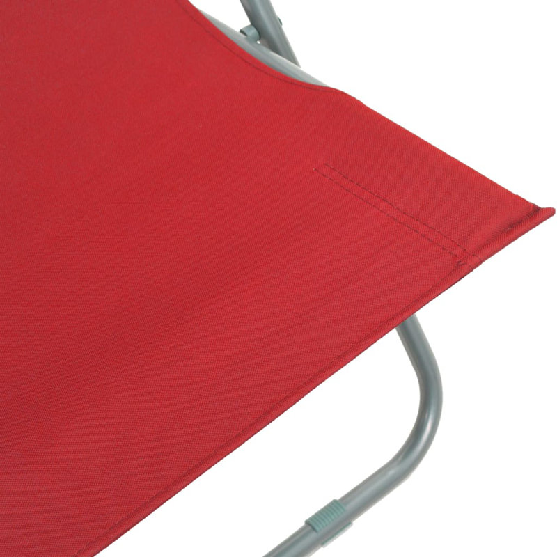 Vale Folding Beach Chair, Red
