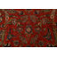 Tapis unique en laine noué à la main orange de style années 1940 de 10 pi 5 po x 12 pi 9 po Helsa