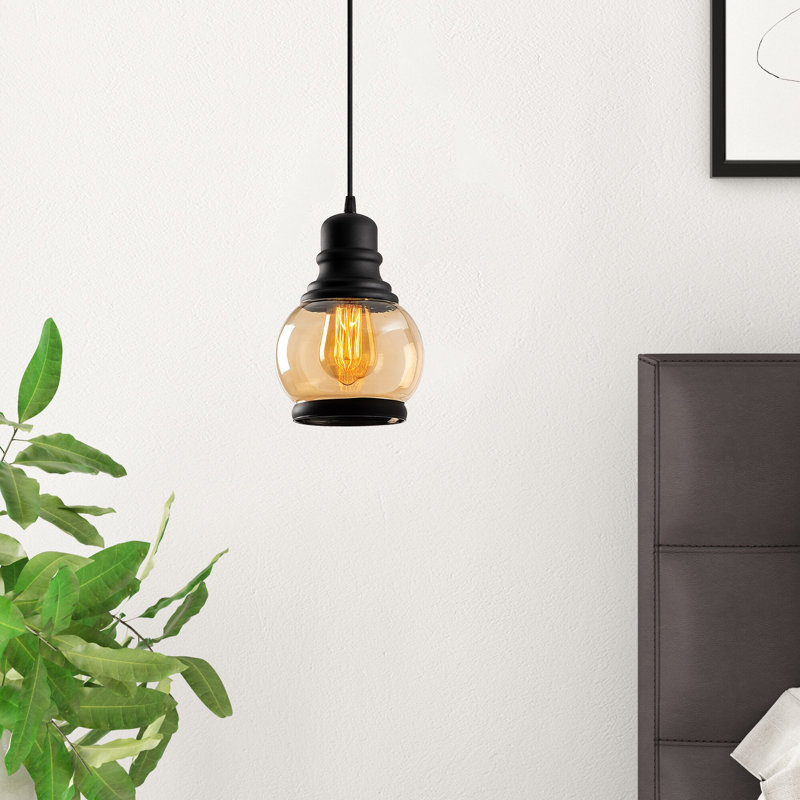 Sydney 1 - Light Black Lantern Pendant