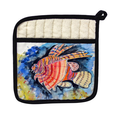 Cuisinier poignée de poisson lion betsy drake interiors betsy