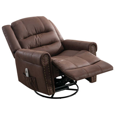 Fauteuil inclinable massant et berçant pour massage avec port de charge USB