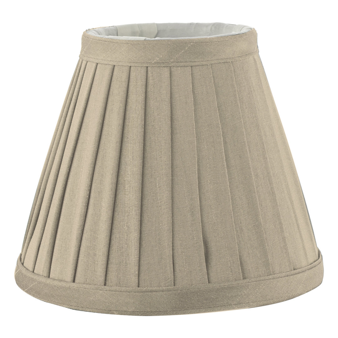 Yovanna Pleated 15cm Silk/Shantung Empire Lamp Shade